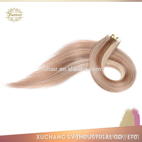 2015 New Arrivalling Best Quality P-color Indian Human Tape hair extension high quality, resonable price